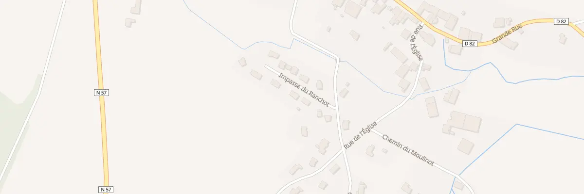Plan du 3 Imp du Ranchot à Quenoche