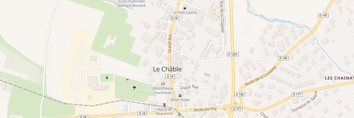 Plan du 144 Grand-Rue à Beaumont