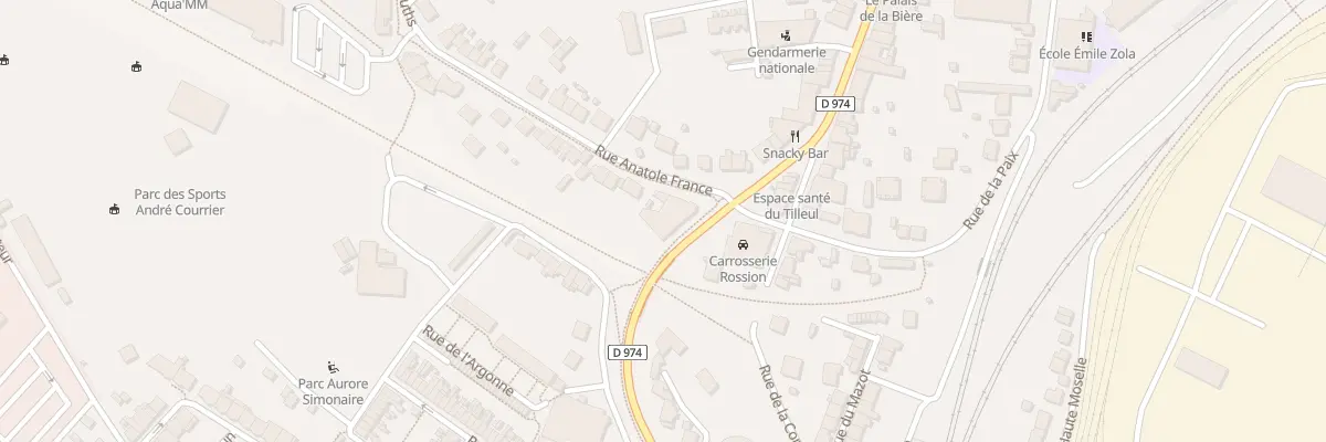 Plan du 1 Rue Anatole France à Neuves-Maisons