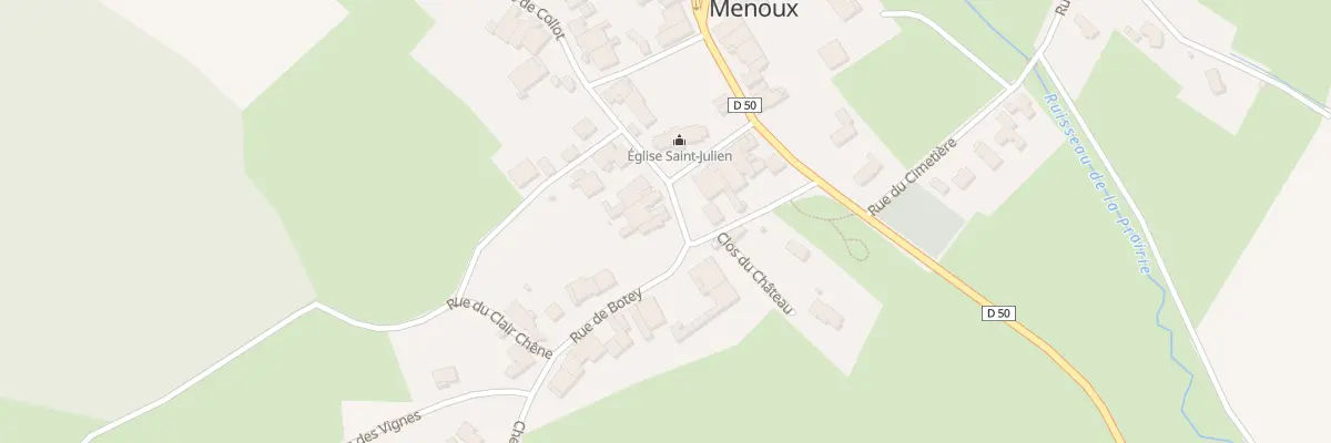 Plan du 6 Rue de Botey à Menoux