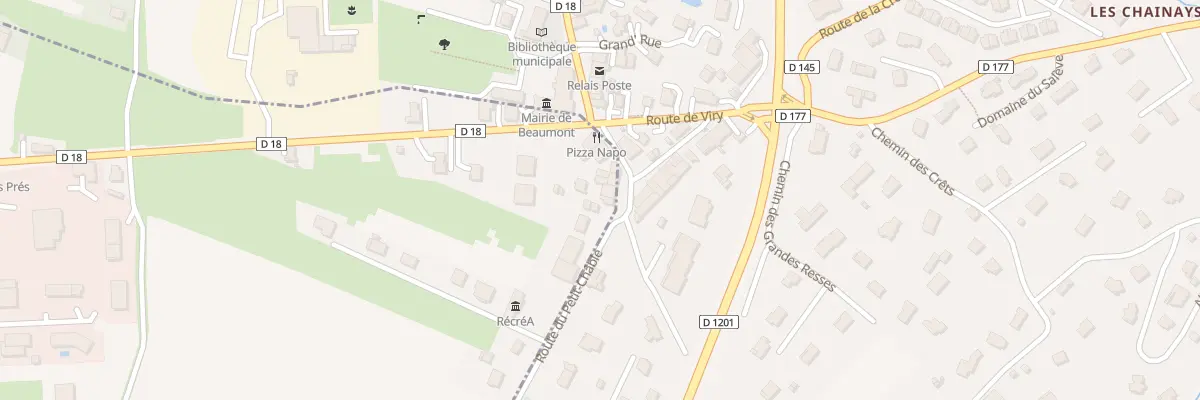Plan du 70 Rte d’Annecy à Présilly