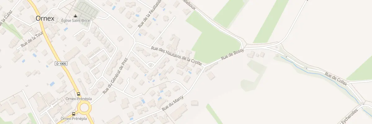 Plan du 330 Rue des Hautains de la Crotte à Ornex