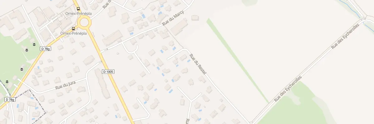 Plan du 271 Rue du Restel à Ornex