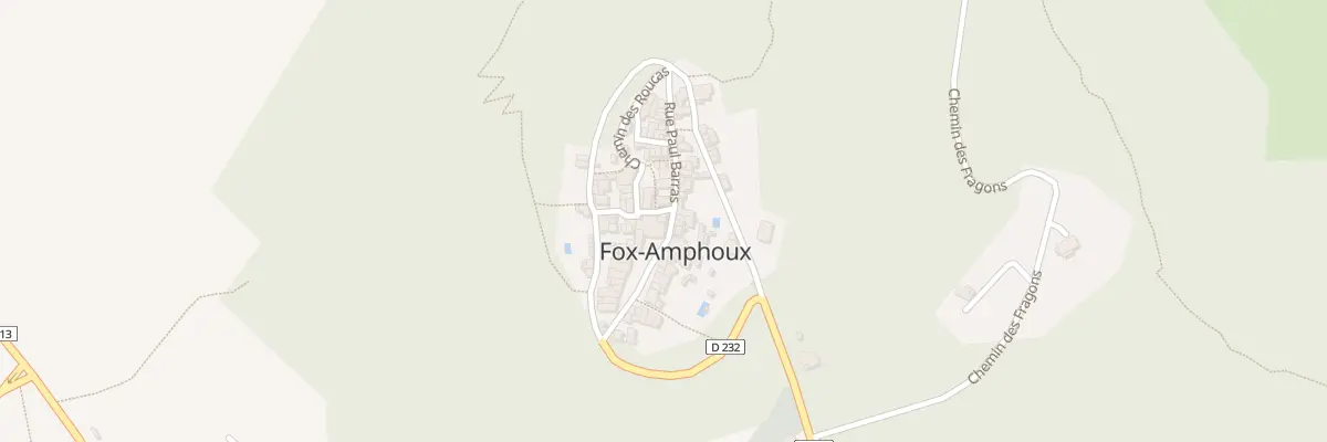 Plan du 6043 Le Village à Fox-Amphoux