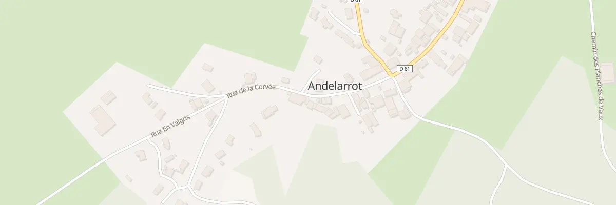 Plan du 23 Rue de la Corvée à Andelarrot