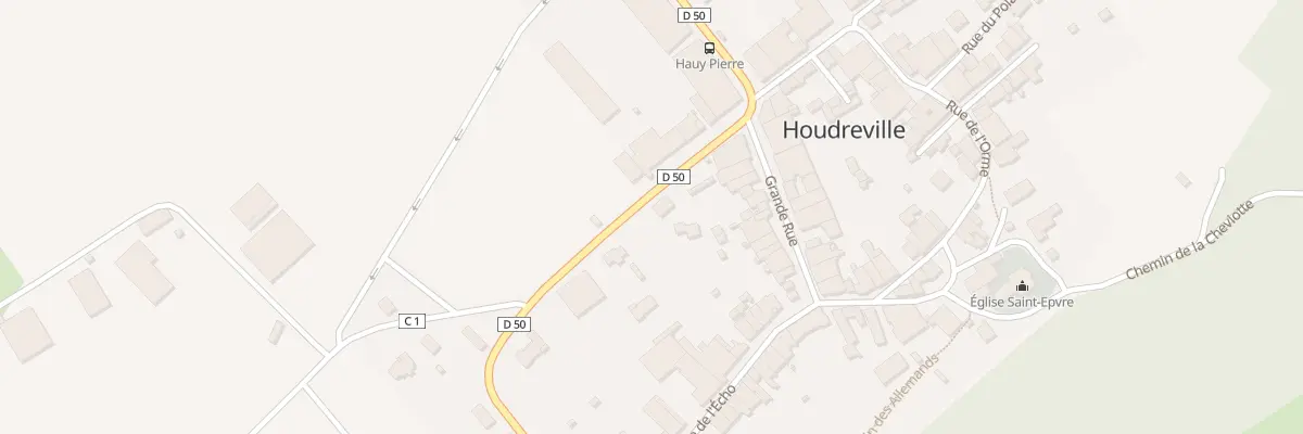 Plan du 2 Rue de la Croix de Mission à Houdreville