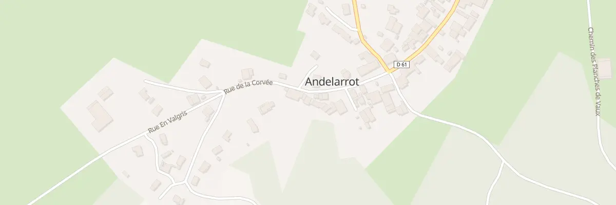 Plan du 19 Rue de la Corvée à Andelarrot