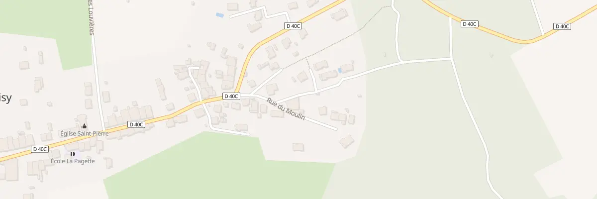 Plan du 6 Rue du Moulin à Loisy