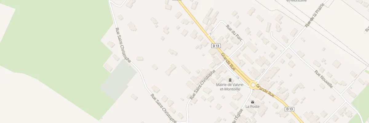 Plan du 14 Rue St Christophe à Vaivre-et-Montoille