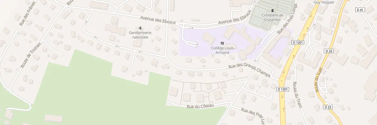 Plan du 258 Rue des Grands Champs à Cruseilles