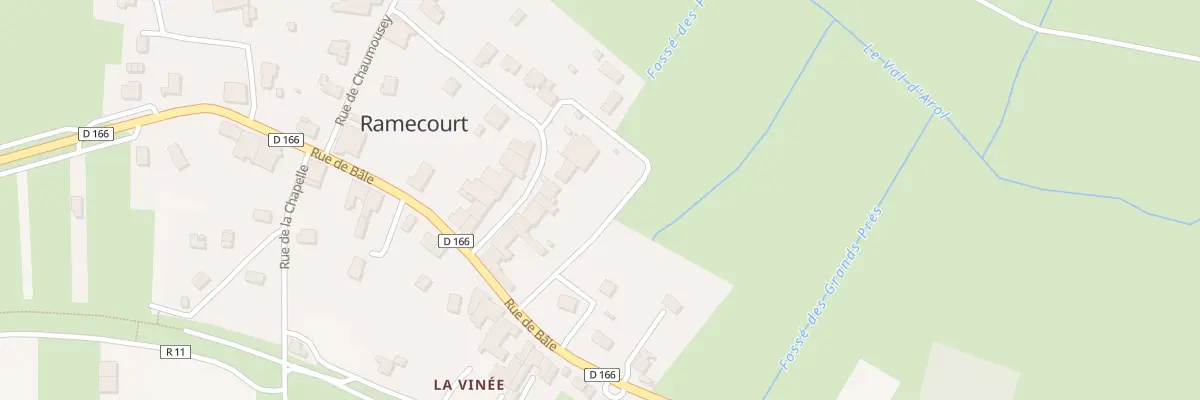 Plan du 12 Rue du Chatelet à Ramecourt