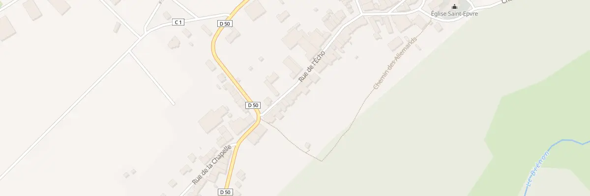 Plan du 20 Rue de l’Echo à Houdreville