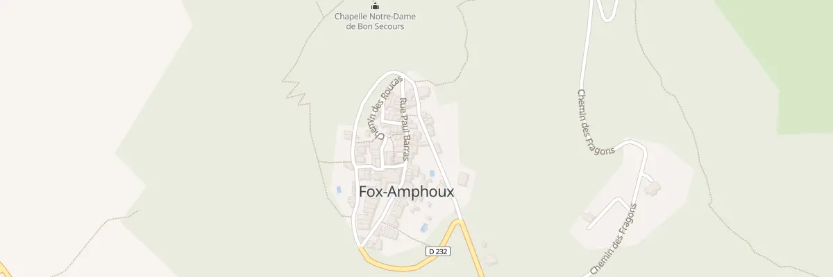 Plan du 5117 Le Village à Fox-Amphoux