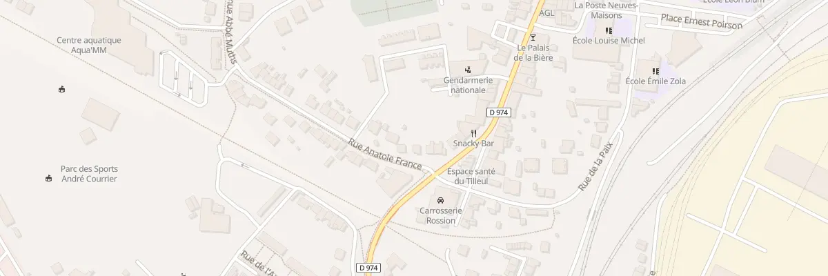 Plan du 6 Rue Anatole France à Neuves-Maisons