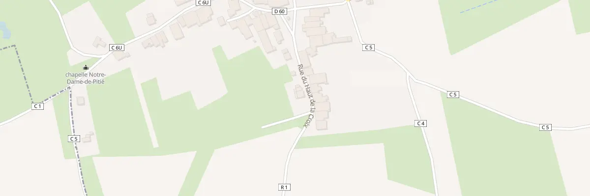 Plan du 15 Rue du Haut de la Croix à Bouzanville