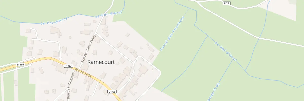 Plan du 16 Rue du Chatelet à Ramecourt