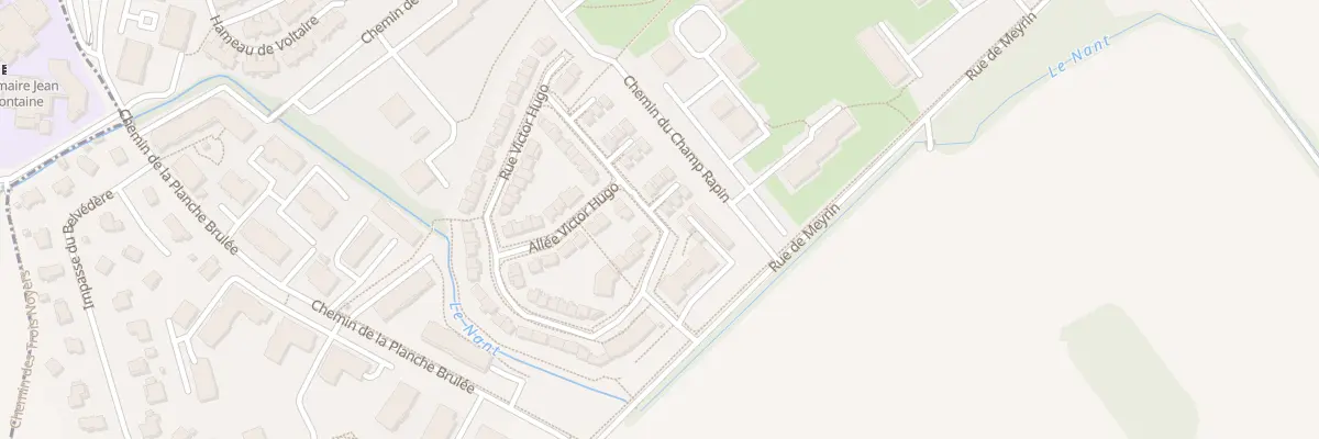 Plan du 28 Rue Victor Hugo à Ferney-Voltaire