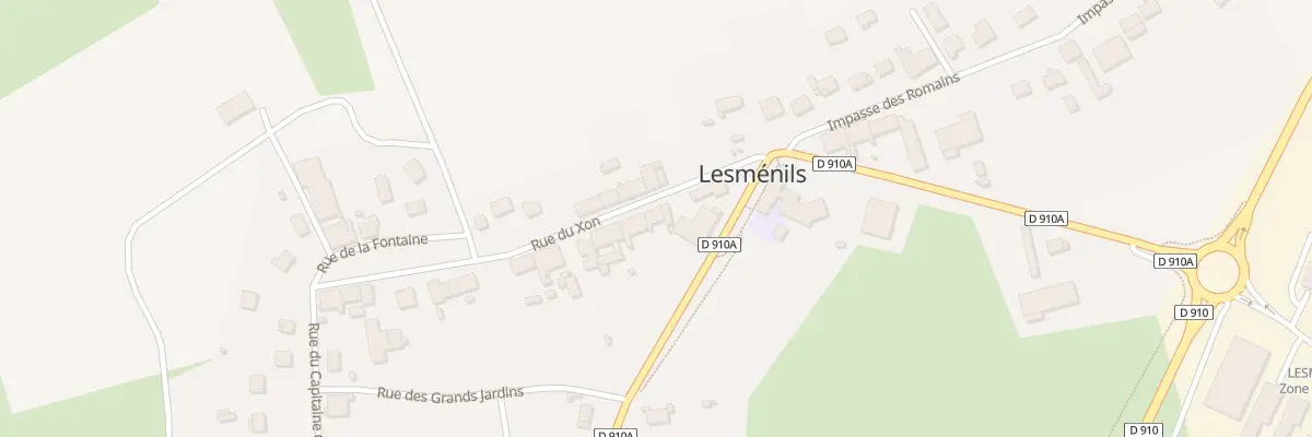 Plan du 93 Rue du Xon à Lesménils