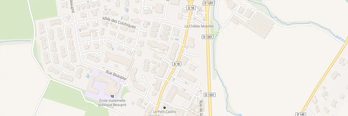 Plan du 475 Grand-Rue à Beaumont
