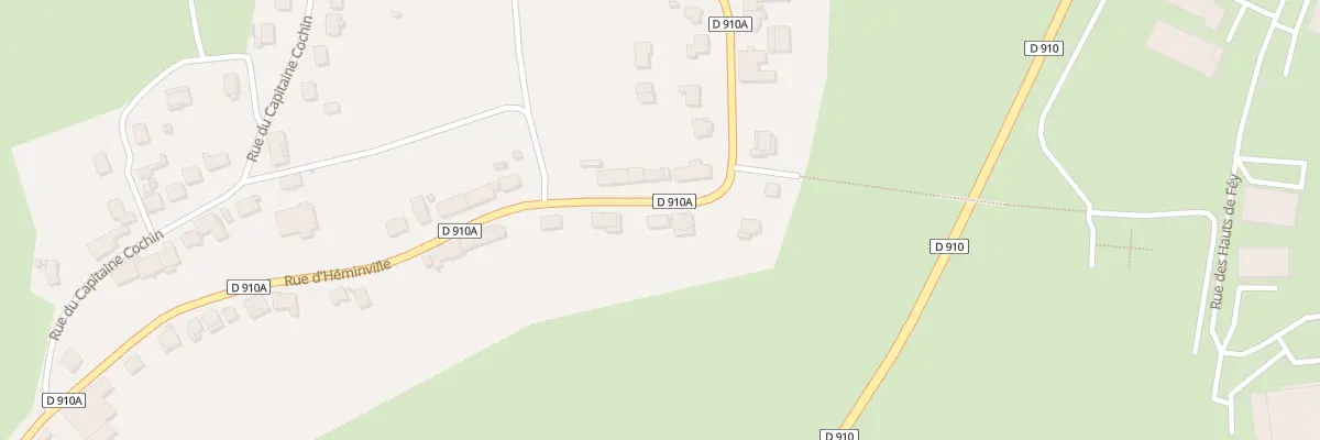 Plan du 55 Rue de Heminville à Lesménils