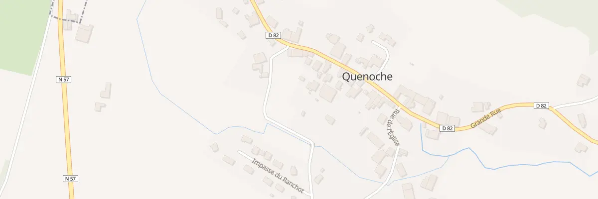 Plan du 14 Grande Rue à Quenoche