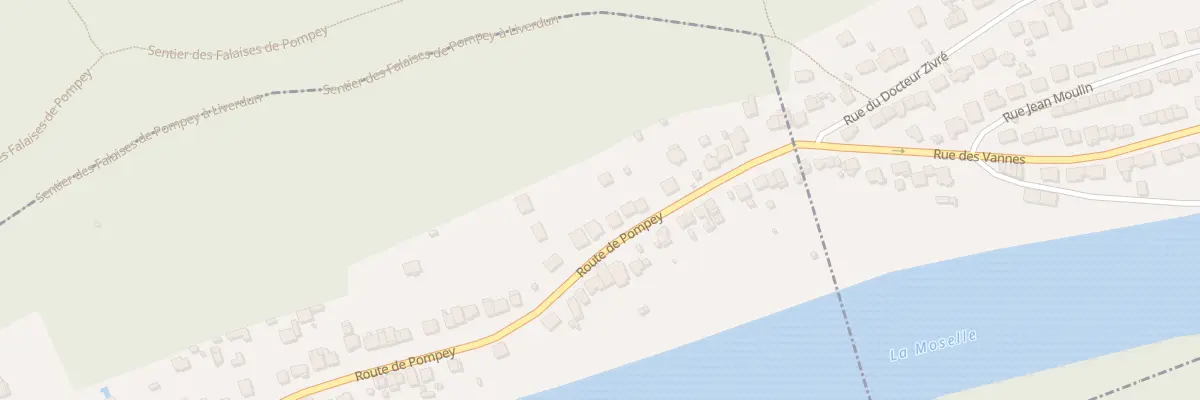 Plan du 233 Rte de Pompey à Liverdun