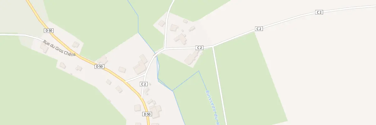 Plan du 8 Rue du Pont de Pierre à Alaincourt