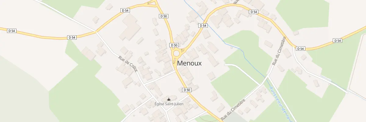 Plan du 2 Rue du Chêne à Menoux