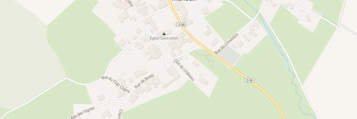 Plan du 3 Rue de la Salle des Fetes à Menoux