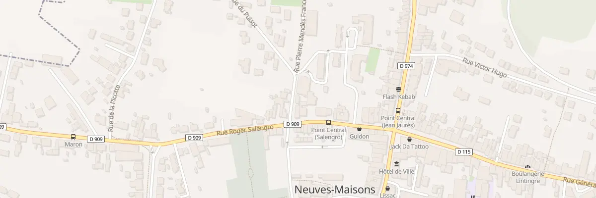 Plan du 40 Rue du Puisot à Neuves-Maisons