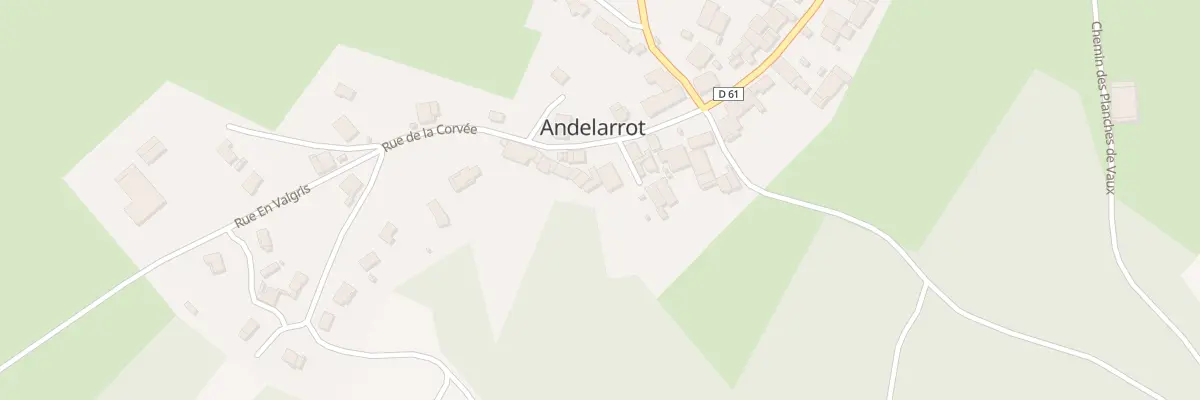 Plan du 15 Rue de la Corvée à Andelarrot
