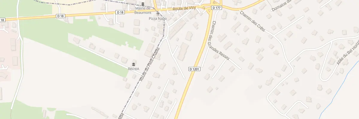 Plan du 151 Rte d’Annecy à Beaumont