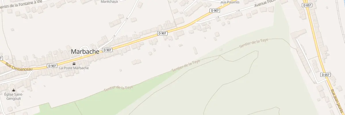 Plan du 16 Rue Clémenceau à Marbache