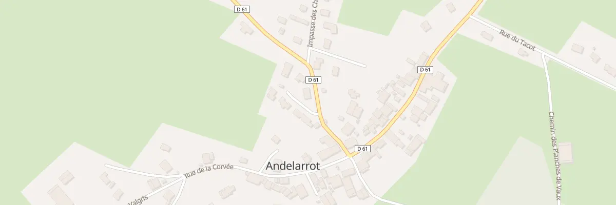 Plan du 2 Imp du Verger Mouton à Andelarrot