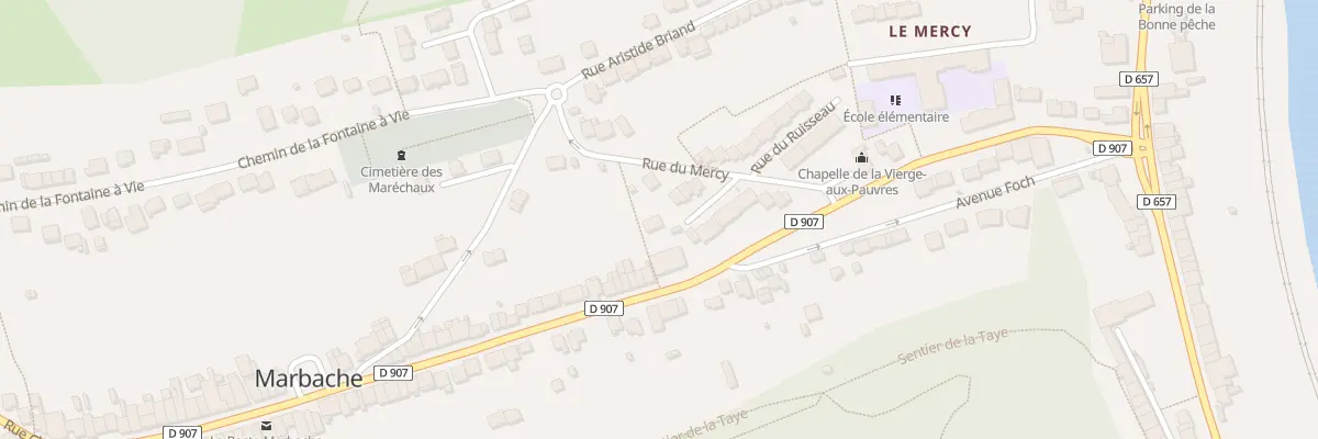 Plan du 8 Imp de Bourgogne à Marbache