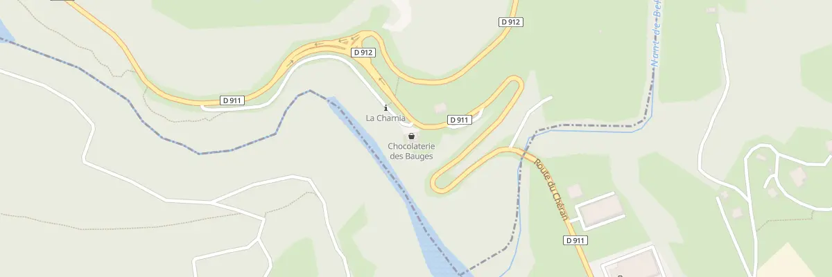 Plan du 433 Rte d’Aix les Bains à Bellecombe-en-Bauges
