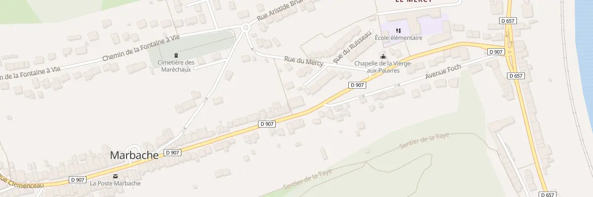 Plan du 9 Rue Clémenceau à Marbache