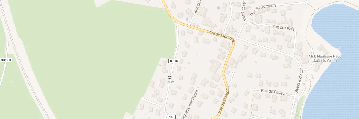 Plan du 24 Rue des Fleurs à Vaivre-et-Montoille