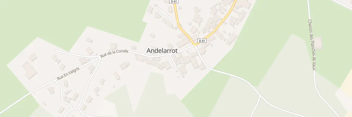 Plan du 9 Rue de la Corvée à Andelarrot
