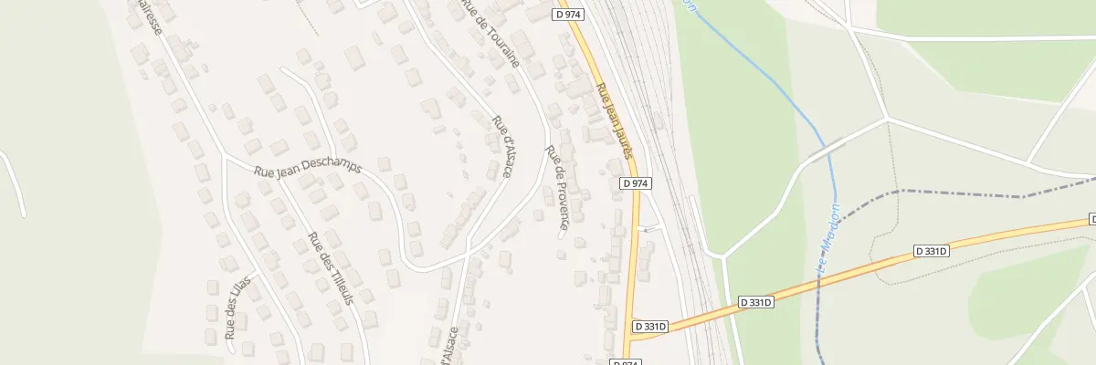 Plan du 2 Rue de Provence à Pont-Saint-Vincent