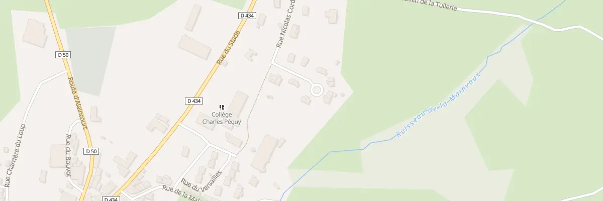 Plan du 10 Rue Jules Bailly à Vauvillers