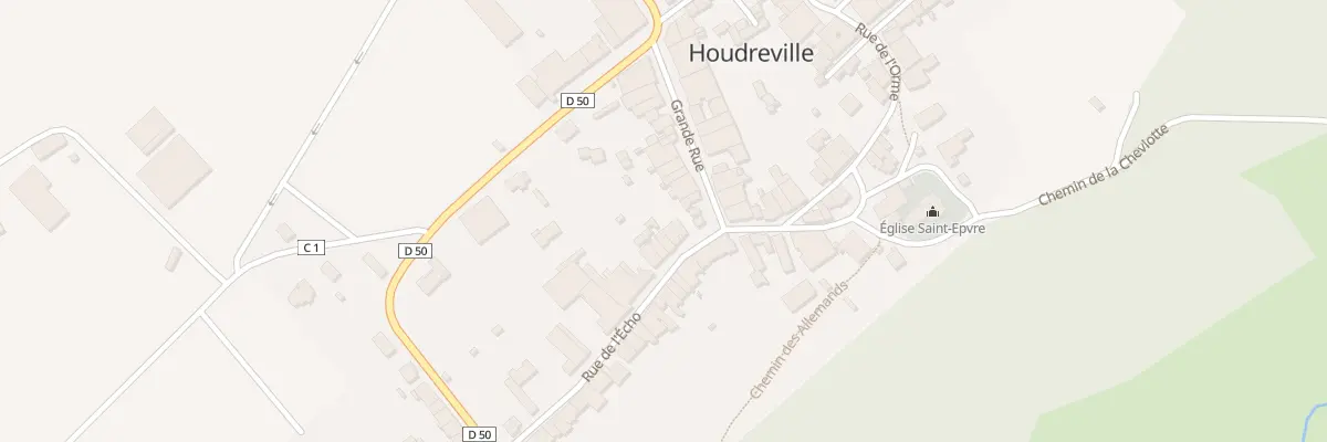 Plan du 21 Rue de l’Echo à Houdreville