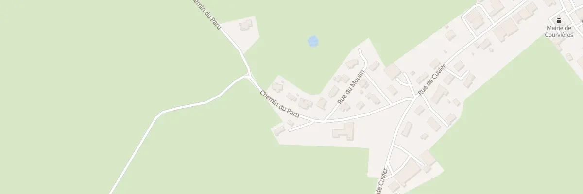 Plan du 10 Che du Paru à Courvières