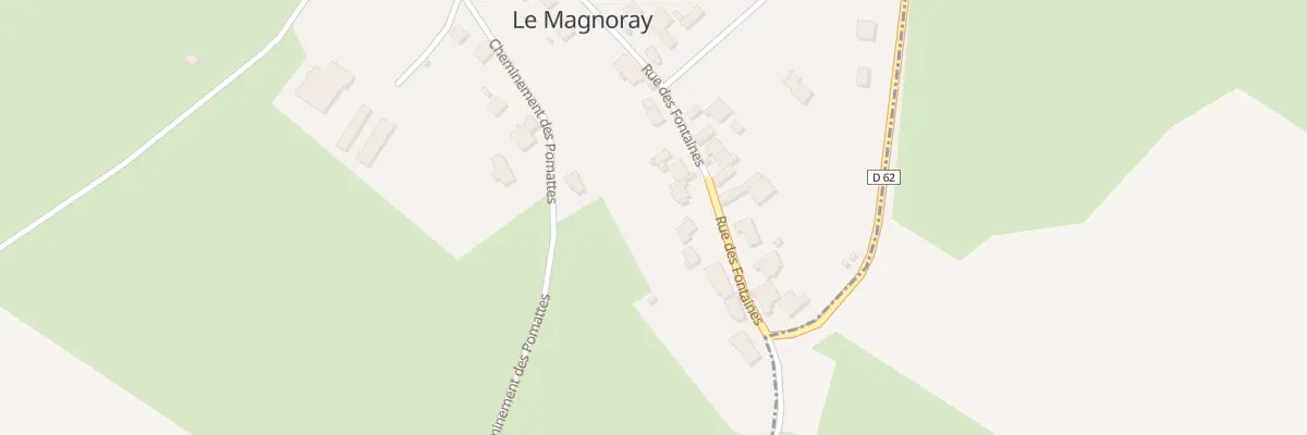 Plan du 13 Rue des Fontaines au Magnoray