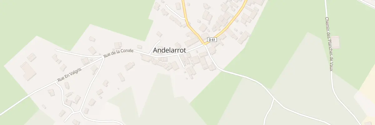 Plan du 3 Rue de la Corvée à Andelarrot