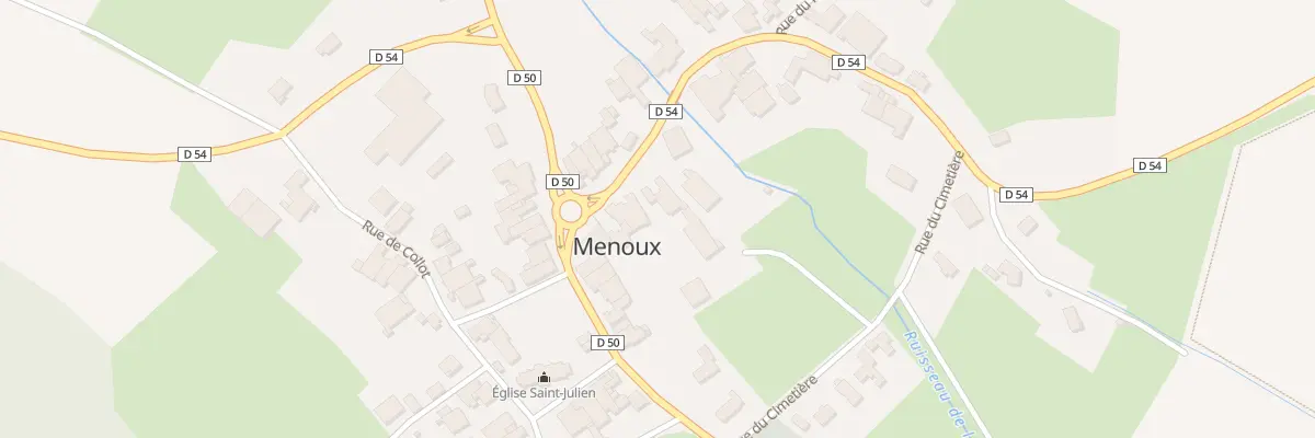 Plan du 8 Rue du Chêne à Menoux