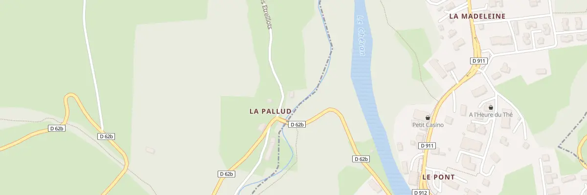 Plan du 5005 La Pallud à Arith