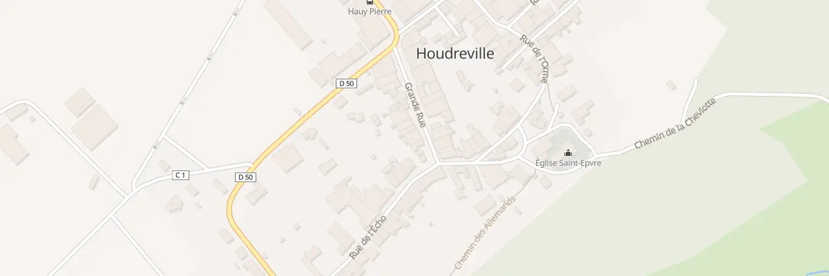 Plan du 1 Grande Rue à Houdreville