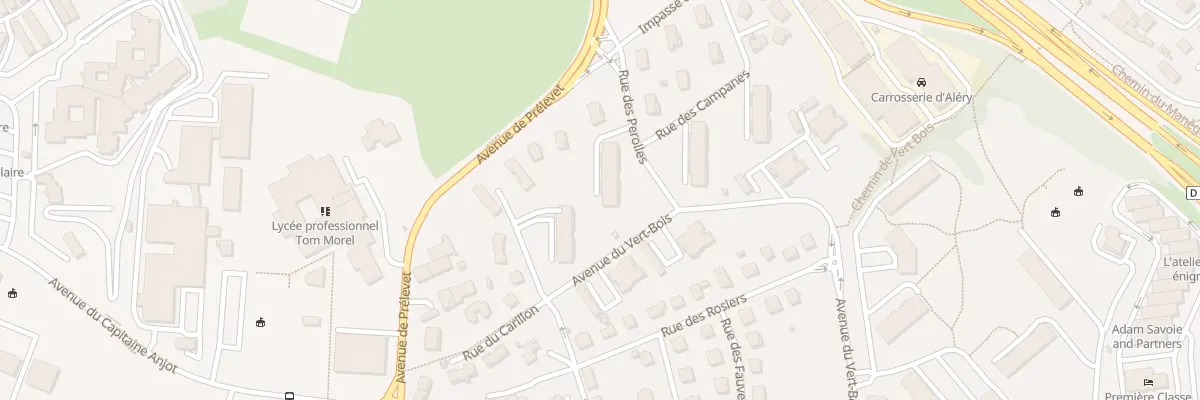 Plan du 6 Rue du Carillon à Annecy