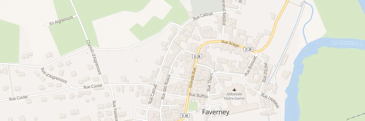 Plan du 10 Rue des Ruaux à Faverney